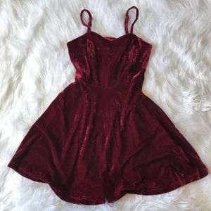 Red Velvet Dress